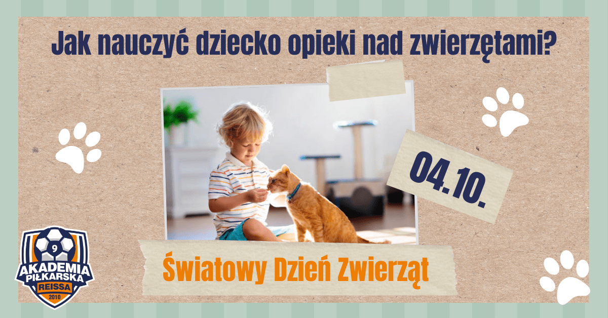 opieka dziecka nad zwierzątkiem