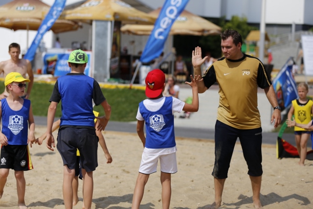 piłka nożna na plaży